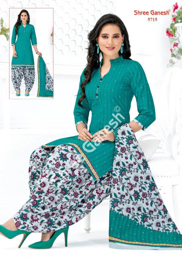 shree-ganesh-panchi-vol-7 Cotton Patiyala Designer Readymade Suit