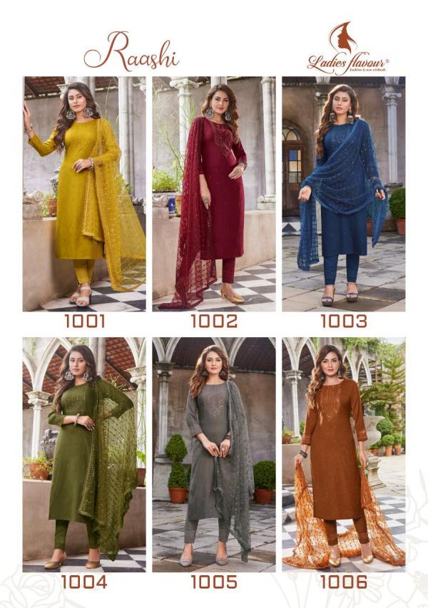 Ladies Flavour Raashi Exclusive Wear Ready Made Collection