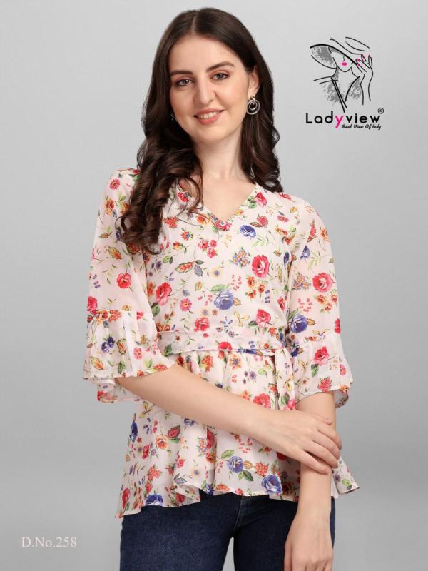 Ladyview Gorgeous Print With Cotton Inner Printed Western Tops