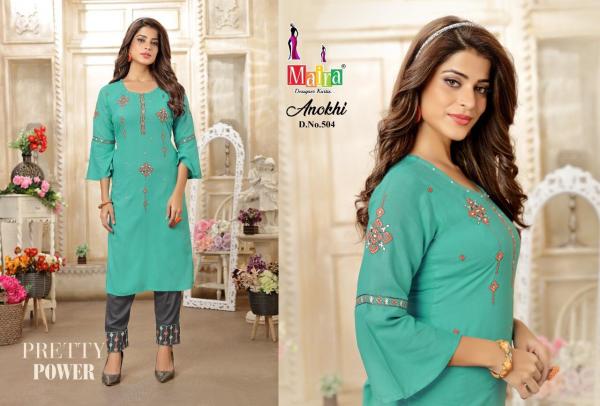 Maira Anokhi 5 Festive Wear Kurti With Bottom Collection