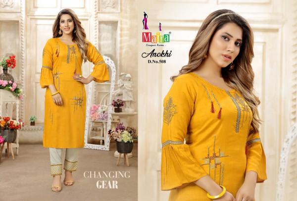 Maira Anokhi 5 Festive Wear Kurti With Bottom Collection