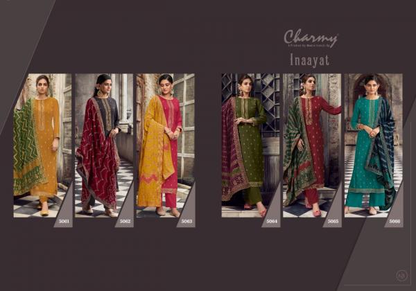 Zisa Charmy Inaayat Festive Wear Winter Pashmina Designer Suit Collection