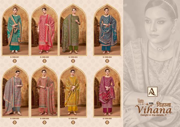 Alok Vihana Pashmina Digital Print Designer Dress Material Collection