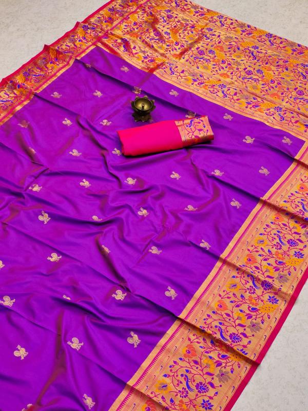 Meera 113 Wedding Wear Heavy Designer Banarasi Silk Saree