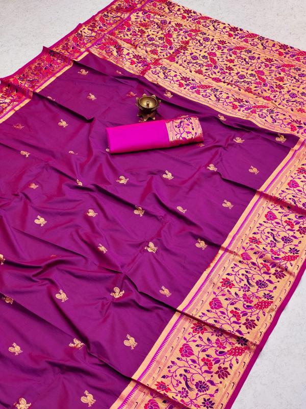 Meera 113 Wedding Wear Heavy Designer Banarasi Silk Saree