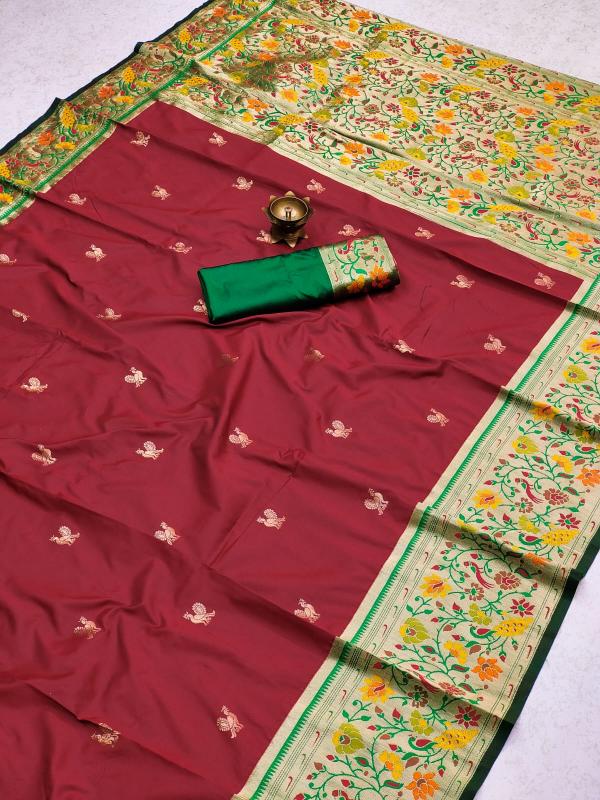 Meera 113 Wedding Wear Heavy Designer Banarasi Silk Saree