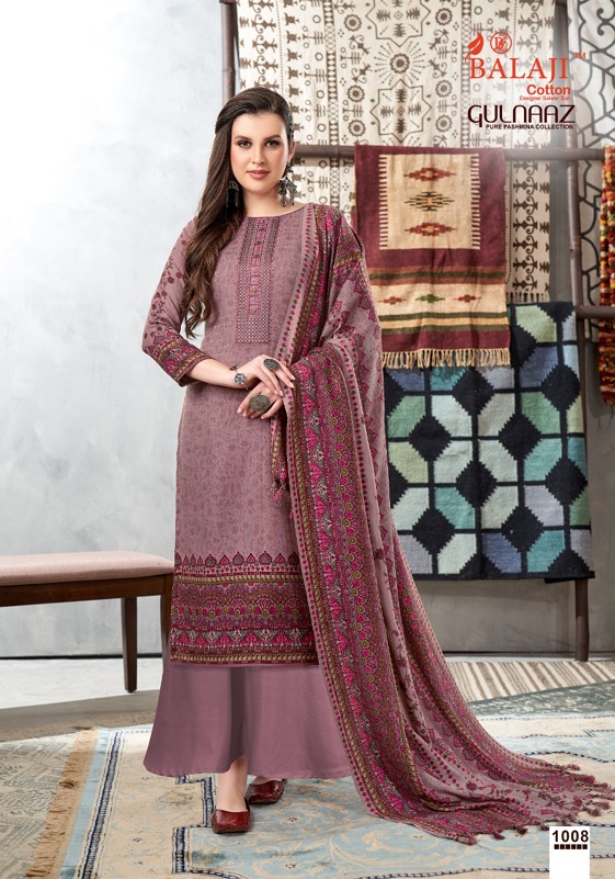 Balaji Gulnaaz Pashmina Cotton Designer Dress Material