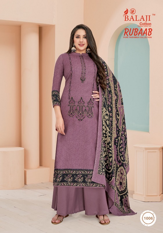 Balaji Rubaab Pashmina Designer Dress Material