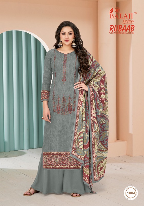 Balaji Rubaab Pashmina Designer Dress Material