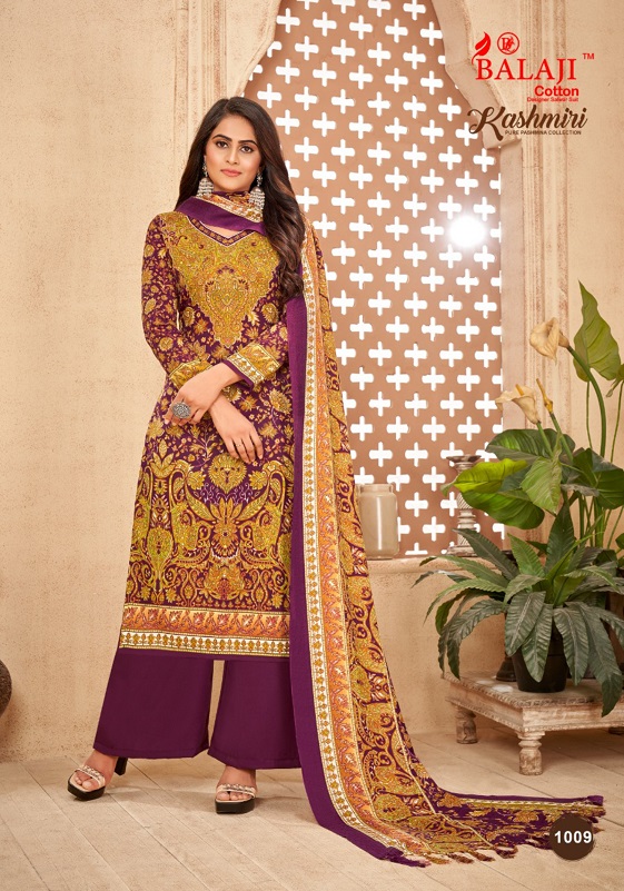 Balaji Kashmiri Pashmina Designer Dress Material