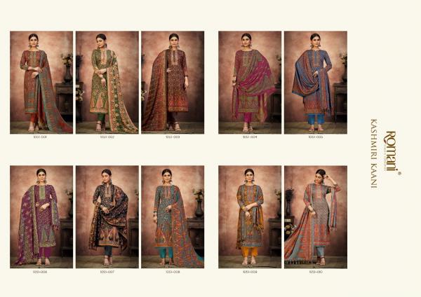 Romani Kashmiri Kaani 2 Pashmina Exclusive Wollen Drees Material