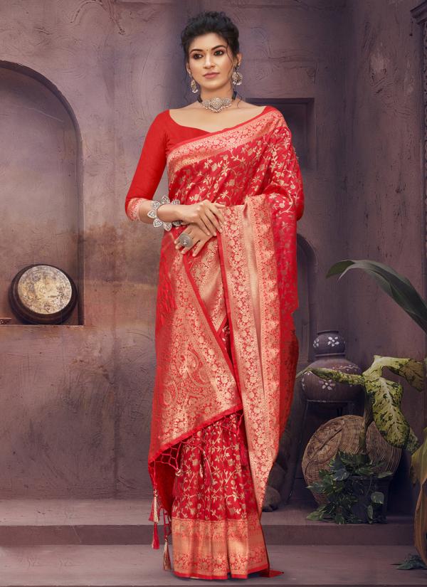 Sangam Surili Silk Heavy Banarasi Saree Collection