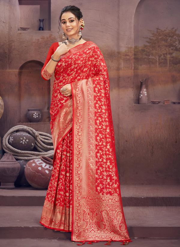 Sangam Surili Silk Heavy Banarasi Saree Collection