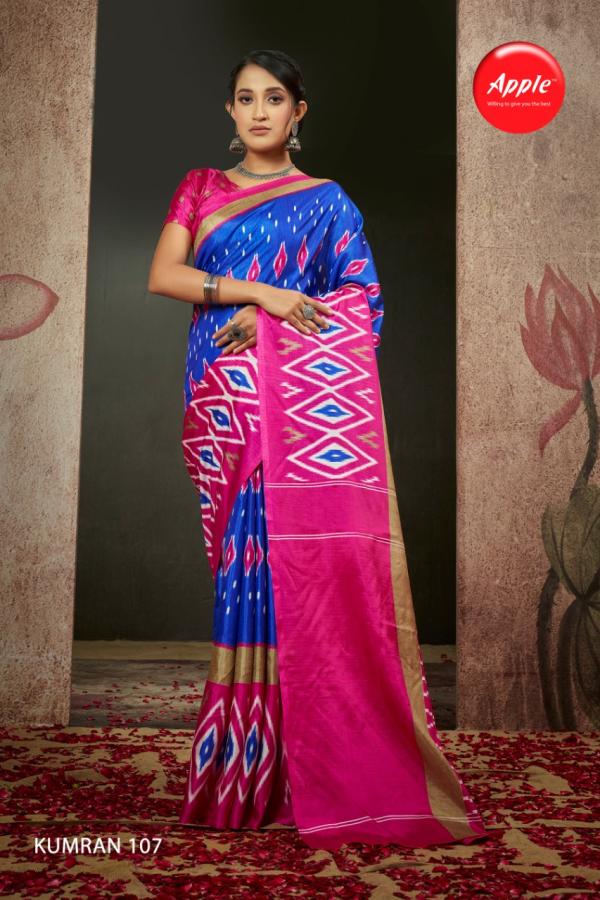 Apple Kumran 1 Casual Wear Printed Silk Saree Collection