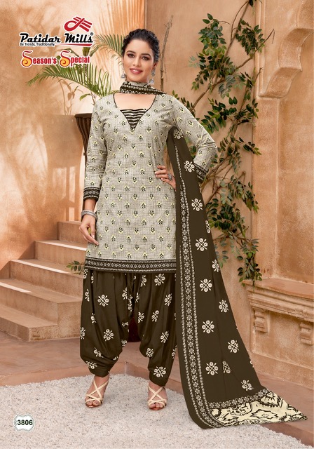 Indian Heritage Unstitched Printed Crepe Kurta & Patiyala Dress Material  with Dupatta (Combo Pack of 2) KPM-3044+3060 : Amazon.in: Fashion