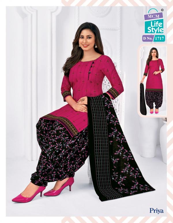 Mcm Priya Vol-17 Cotton Designer Exclusive Dress Material