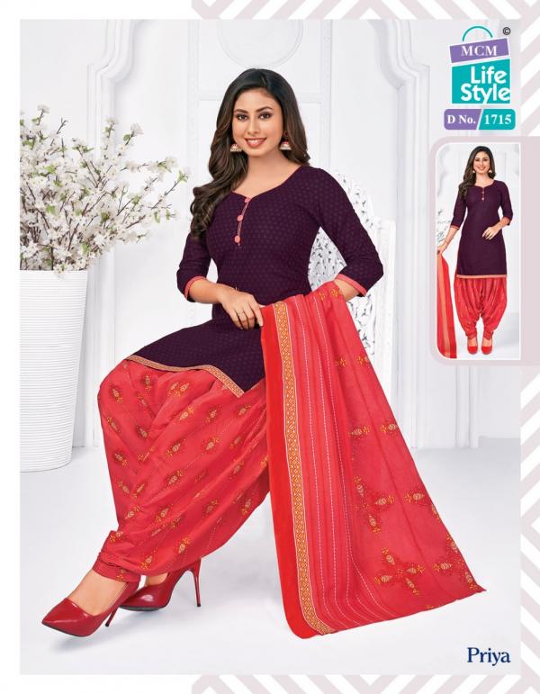 Mcm Priya Vol-17 Cotton Designer Exclusive Dress Material