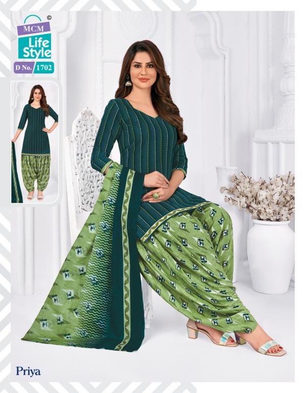 Mcm Priya Vol-17 Cotton Designer Exclusive Dress Material