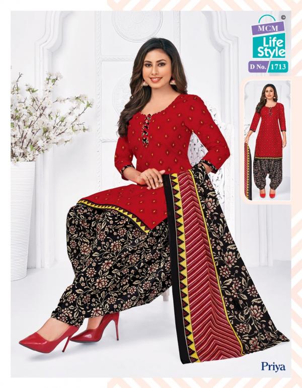 Mcm Priya Vol-17 Cotton Designer Exclusive Dress Material