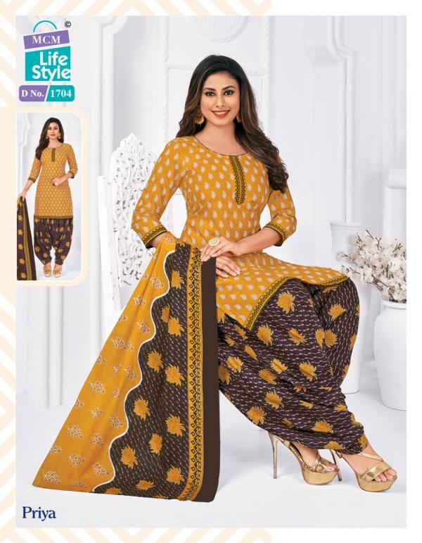 Mcm Priya Vol-17 Cotton Designer Exclusive Dress Material