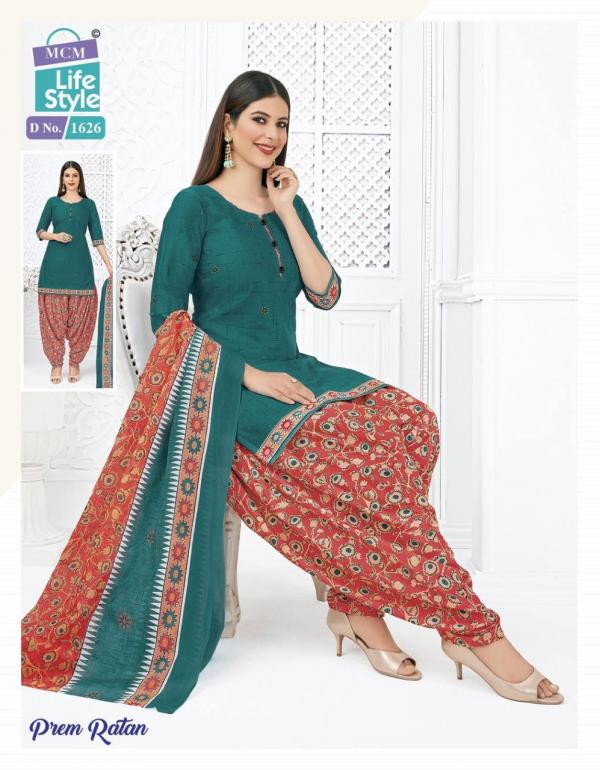 Mcm Prem Ratan Vol-3 Cotton Designer Dress Material