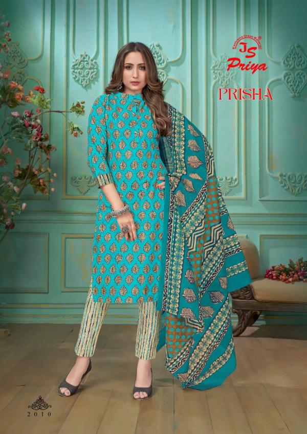 Js Priya Prisha Vol-2 Cotton Designer Dress Material