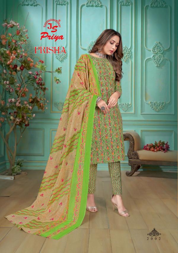 Js Priya Prisha Vol-2 Cotton Designer Dress Material