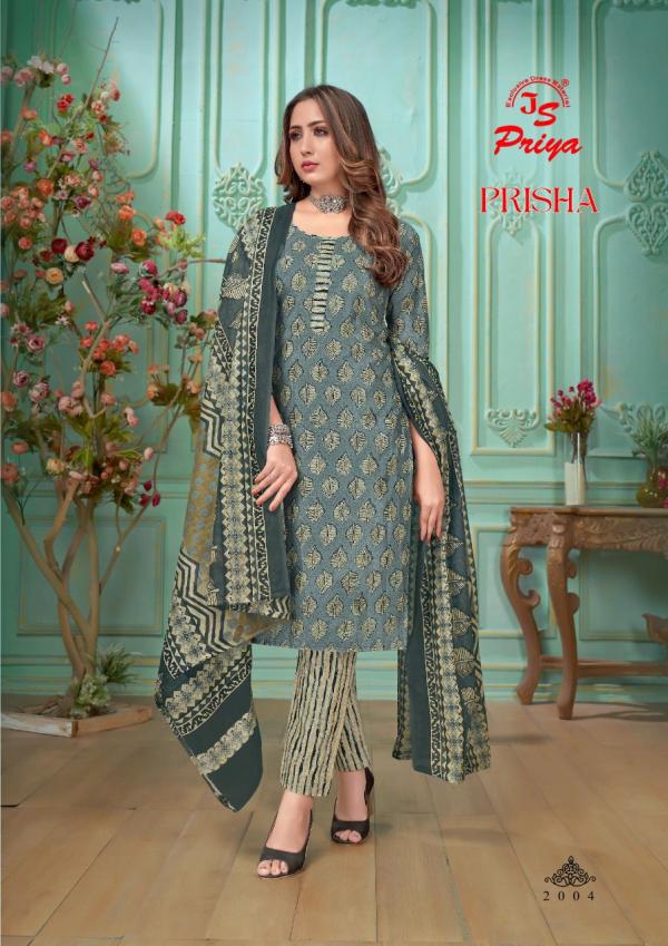 Js Priya Prisha Vol-2 Cotton Designer Dress Material