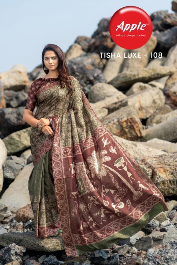 Apple Tisha Luxe 1 Festive Wear Dola Silk Saree Collection