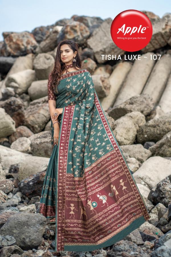 Apple Tisha Luxe 1 Festive Wear Dola Silk Saree Collection