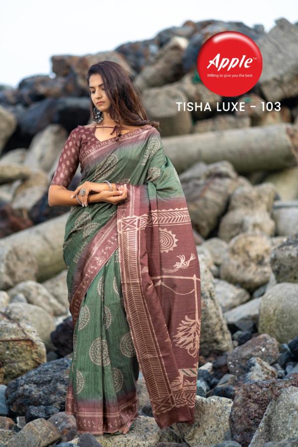 Apple Tisha Luxe 1 Festive Wear Dola Silk Saree Collection