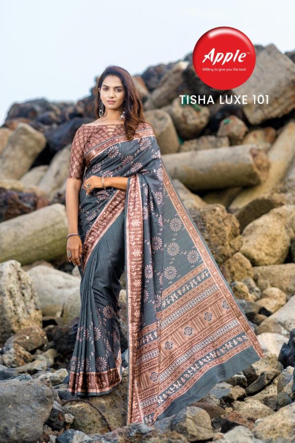 Apple Tisha Luxe 1 Festive Wear Dola Silk Saree Collection