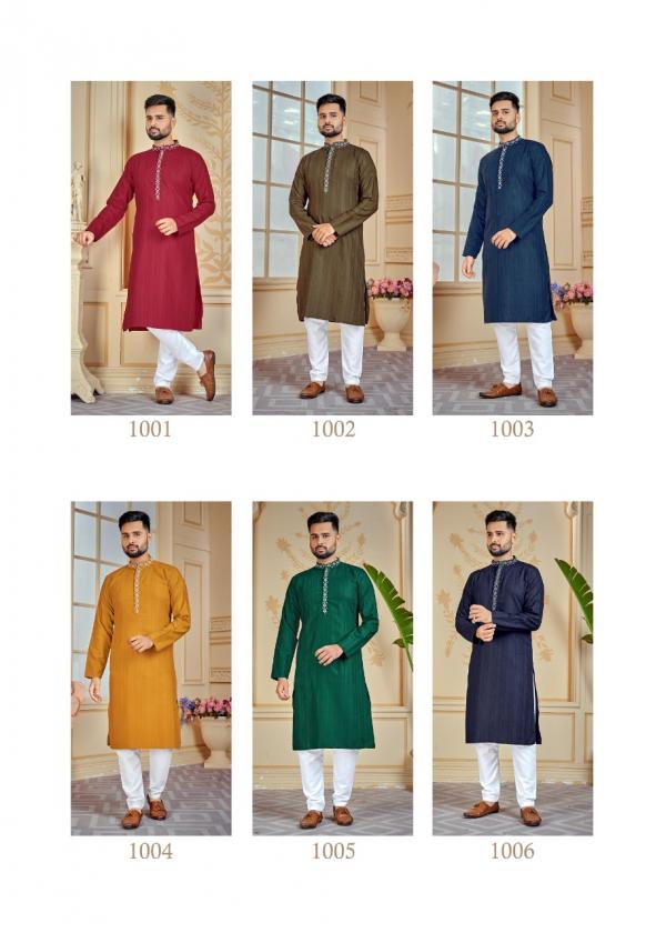 Royal Man 1001 Cotton Kurta With Payjama Collection