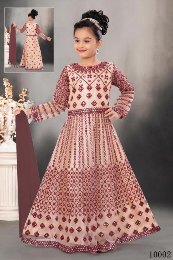 Dipti 10001 Wedding Wear Silk Designer Kids Gown Collection