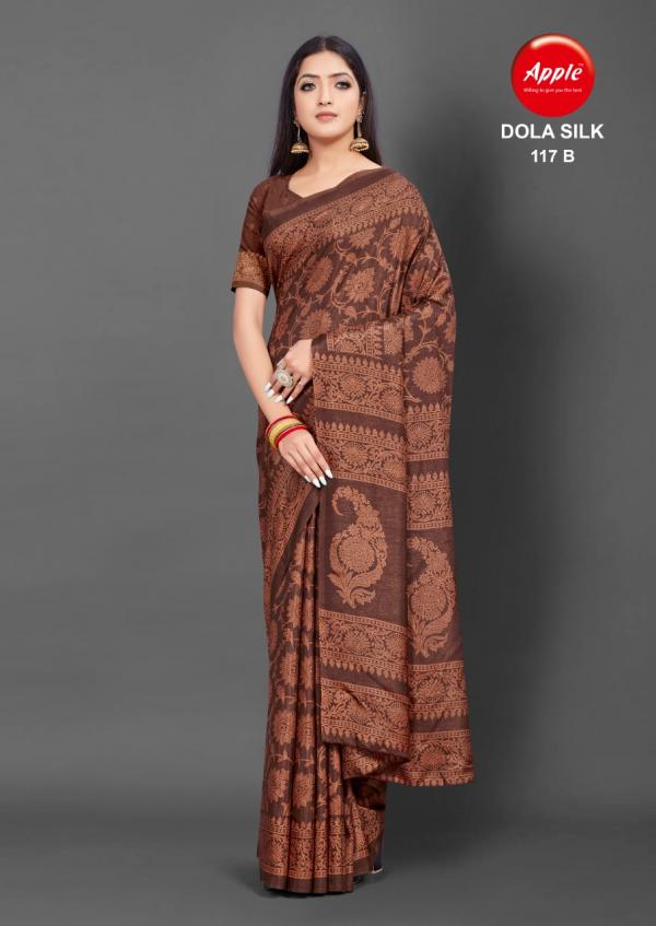 Apple Dola Silk 117 Festive Wear Silk Saree Collection