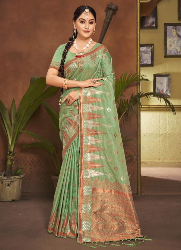 Sangam Sohail Silk Weaving Rich Pallu Sarees Collection