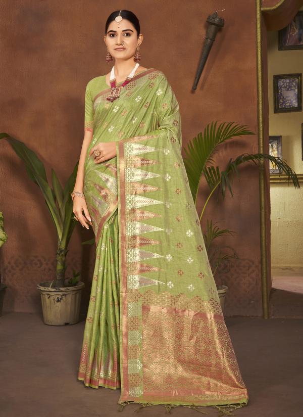 Sangam Sohail Silk Weaving Rich Pallu Sarees Collection