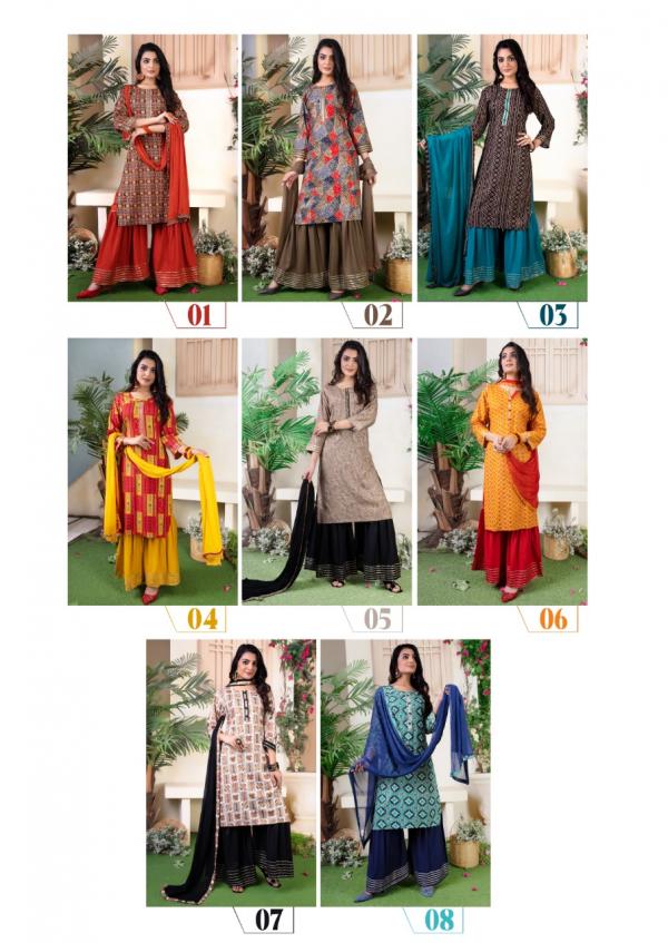 Master Chutki Fancy Wear Rayon Ready Made Collection