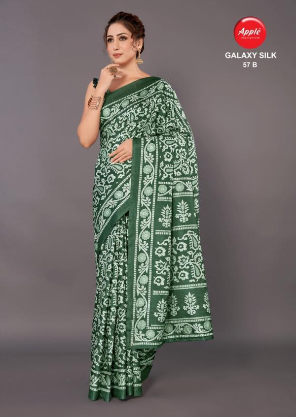 Apple Galaxy Silk 57 Khadi Silk Designer Saree Collection