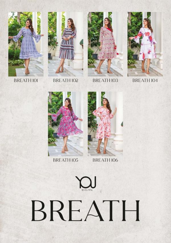 Wanna Breath Georgette Printed Trending Tunics Collection