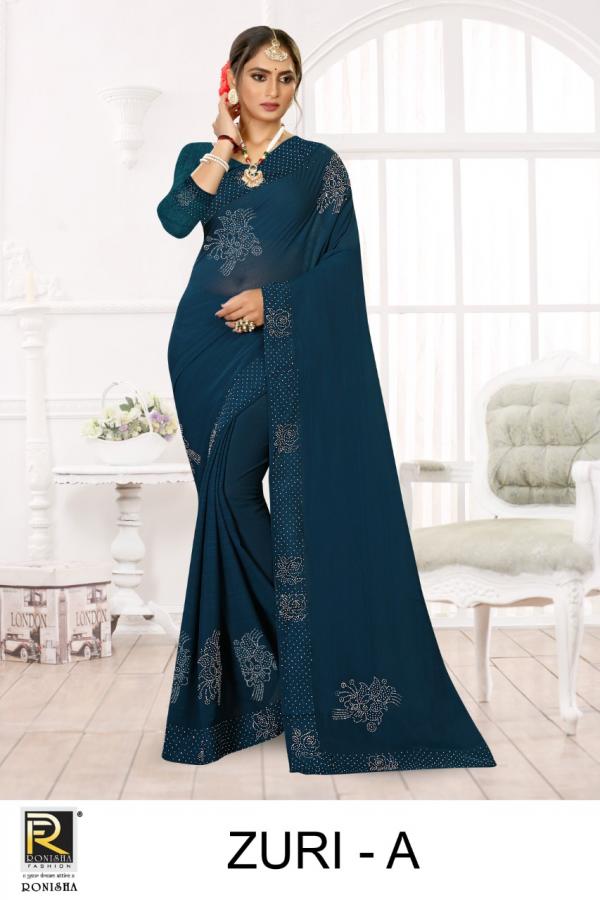 Ronisha Zuri Festive Wear Art Silk Designer Saree Collection