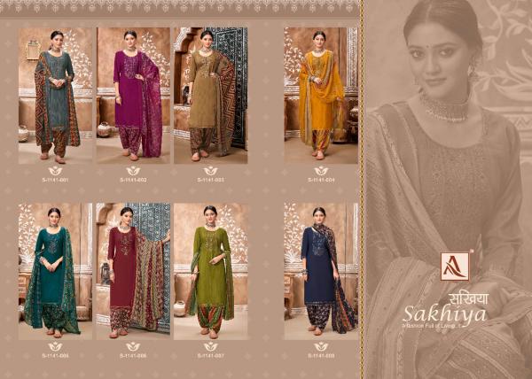 Alok Sakhiya 3 Festive Wear Viscose Designer Dress Material Collection