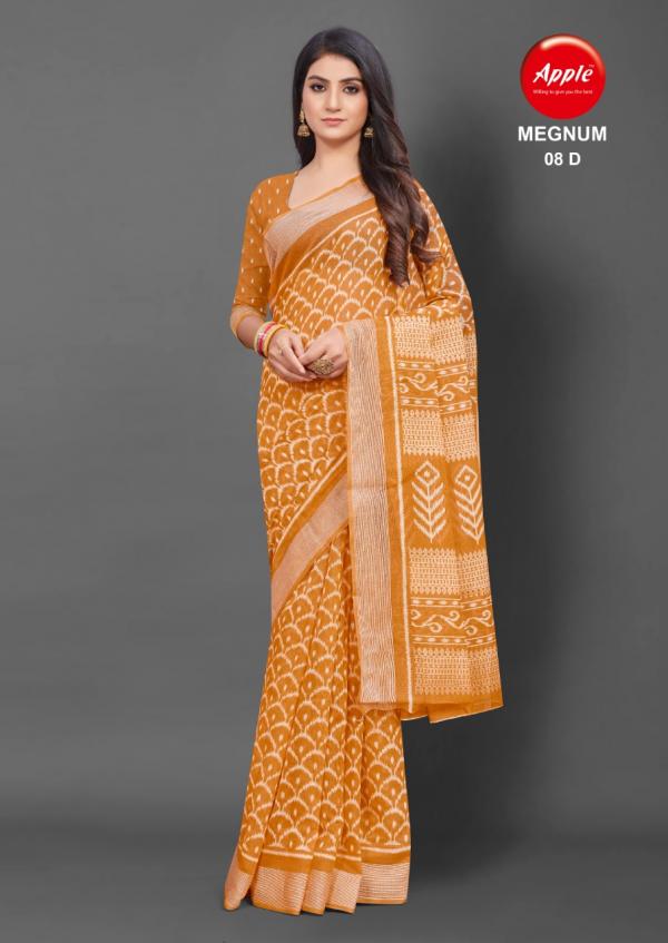 Apple Megnum 08 Casual Wear Cotton Saree Collection