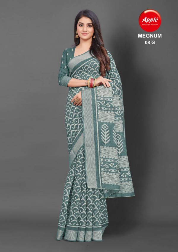 Apple Megnum 08 Casual Wear Cotton Saree Collection