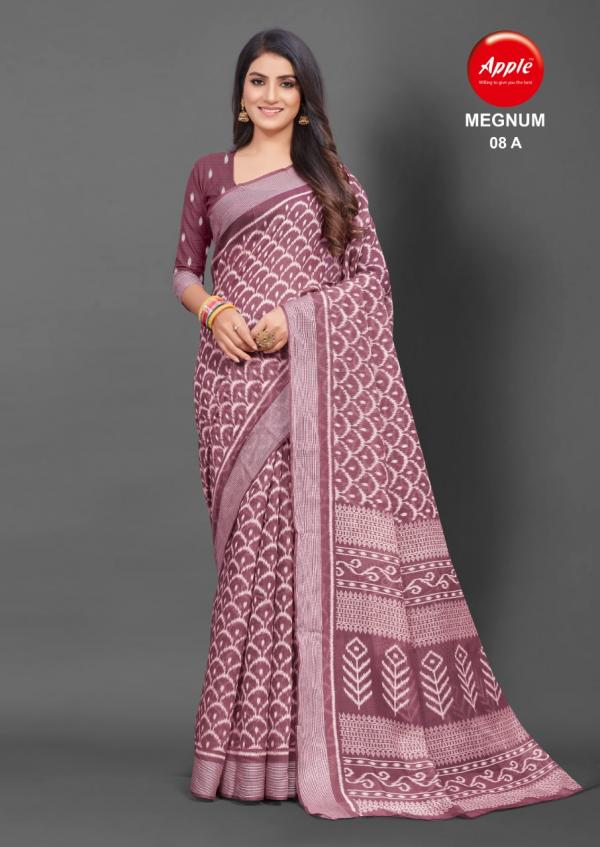 Apple Megnum 08 Casual Wear Cotton Saree Collection