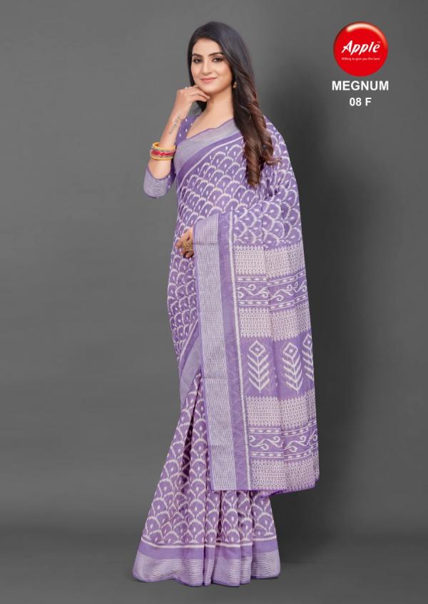 Apple Megnum 08 Casual Wear Cotton Saree Collection