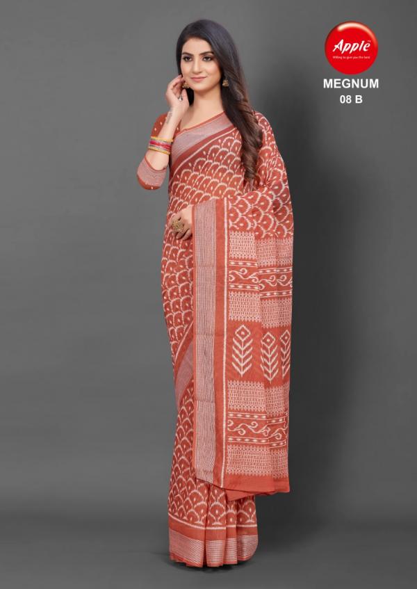 Apple Megnum 08 Casual Wear Cotton Saree Collection