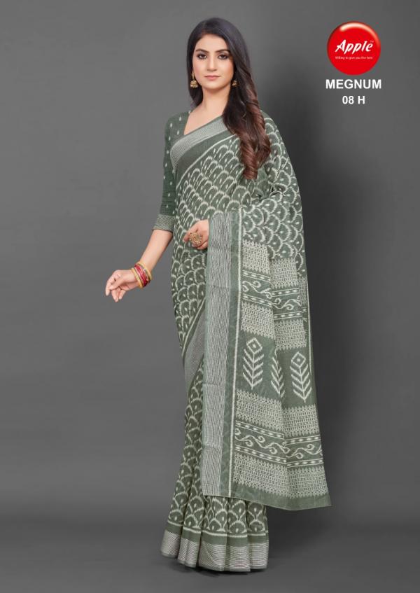 Apple Megnum 08 Casual Wear Cotton Saree Collection