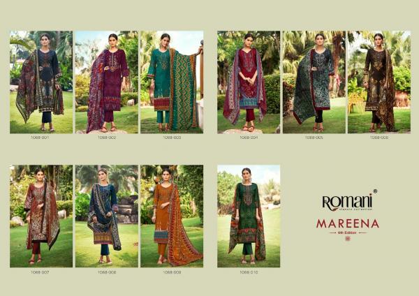 Romani Mareena 6th Edition Exclusive Designer Dress Material