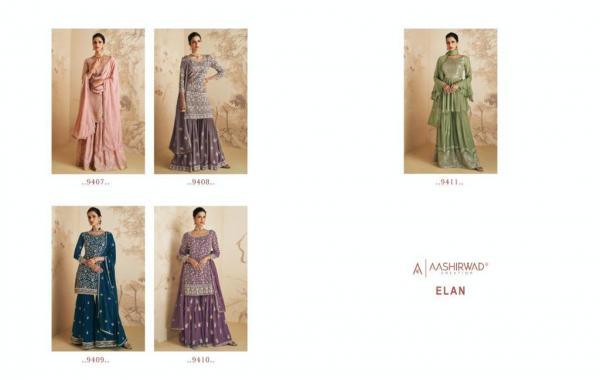 Aashirwad Elan Georgette Designer Salwar Kameez Collection